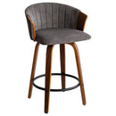 バーチェア リータス KNC-J3138 ブラウンダークグレー メーカー直送 ▼返品・キャンセル不可【他商品との同時購入不可】