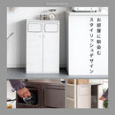 ダストボックス エンプロー DB-802R 大理石柄ホワイト メーカー直送 ▼返品・キャンセル不可【他商品との同時購入不可】