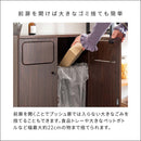 ダストボックス エンプロー DB-802R 大理石柄ホワイト メーカー直送 ▼返品・キャンセル不可【他商品との同時購入不可】