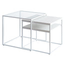 ネストセンターテーブル ポルカ NCT-M600 ホワイト メーカー直送 ▼返品・キャンセル不可【他商品との同時購入不可】