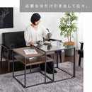 ネストセンターテーブル ポルカ NCT-M600 ブラウン メーカー直送 ▼返品・キャンセル不可【他商品との同時購入不可】