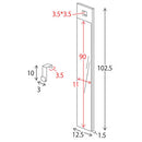 宮武製作所 吊り下げスリムミラー Meria(メリア) メーカー直送 ▼返品・キャンセル不可【他商品との同時購入不可】