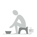 リッチェル リュクレ腰かけ25H ブラウン