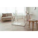 インテリアペットサークル 90-60屋根面 ホワイト メーカー直送 ▼返品・キャンセル不可【他商品との同時購入不可】