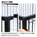 インテリアペットサークル 120-60 ホワイト メーカー直送 ▼返品・キャンセル不可【他商品との同時購入不可】