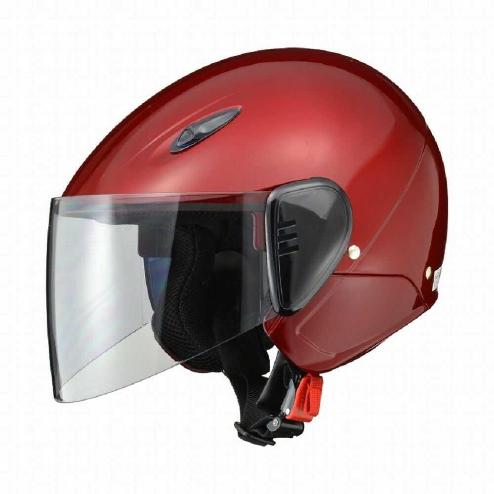 リード工業 SERIO セミジェットヘルメット キャンディーレッド RE35