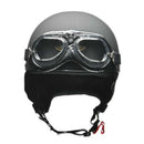 リ-ド工業 ビンテ-ジヘルメット マットブラック フリ- CR750MATBK