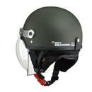 リ-ド工業 バブルシ-ルド付ハーフヘルメット マットグレ- フリ- CR760MATGR