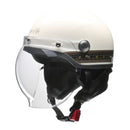 リ-ド工業 バブルシ-ルド付ハーフヘルメット エスニックアイボリ- フリ- CR760ETIV