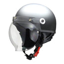 リ-ド工業 バブルシ-ルド付ハーフヘルメット マットガンメタリック LL CR761MATGMLL