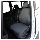 Nishiki Sangyo Seat Cover Stretch Knit Black NN4530 1 piece for front seat