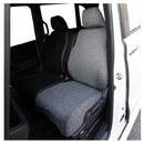 Nishiki Sangyo Seat Cover Stretch Knit Gray NN4531 1 piece for front seat