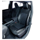 Nishiki Sangyo Seat Cover Stretch Quilt Blue NN2266 1 piece for front seat