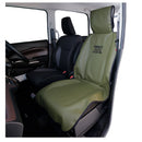 Nishiki Sangyo Seat Cover Antibacterial Leather Olive KO5423 1 piece for front seat