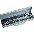 TONE ロング両口めがねレンチセット(45°) 6点セット メーカー直送 ▼返品・キャンセル不可【他商品との同時購入不可】