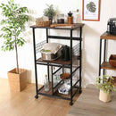 レンジワゴン FBC-9812 BK/BR 14638 メーカー直送 ▼返品・キャンセル不可【他商品との同時購入不可】