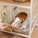 レンジワゴン FBC-9812 WH/NA 15422 メーカー直送 ▼返品・キャンセル不可【他商品との同時購入不可】