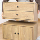 EZBO コネクトボックス 引出2杯 NA 51411 メーカー直送 ▼返品・キャンセル不可【他商品との同時購入不可】