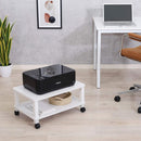 フィット マルチテーブル キャスター付 オークWH 52266 メーカー直送 ▼返品・キャンセル不可【他商品との同時購入不可】