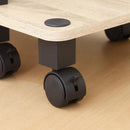 フィット TV台 キャスター付 オーク 52271 メーカー直送 ▼返品・キャンセル不可【他商品との同時購入不可】