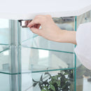 卓上ガラスコレクションケース コーナー WH 63947 メーカー直送 ▼返品・キャンセル不可【他商品との同時購入不可】