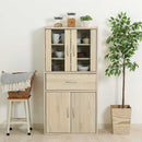 ミドルキッチンキャビネット ホワイトオーク 70691 メーカー直送 ▼返品・キャンセル不可【他商品との同時購入不可】