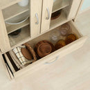 ミドルキッチンキャビネット ホワイトオーク 70691 メーカー直送 ▼返品・キャンセル不可【他商品との同時購入不可】