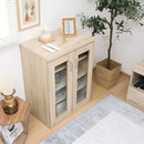 ラルゴ キャビネット オーク 73402 メーカー直送 ▼返品・キャンセル不可【他商品との同時購入不可】