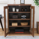 ラルゴ キャビネット オークBR 73406 メーカー直送 ▼返品・キャンセル不可【他商品との同時購入不可】