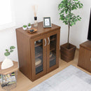 ラルゴ キャビネット オークBR 73406 メーカー直送 ▼返品・キャンセル不可【他商品との同時購入不可】