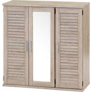 ルーバー&ミラー付きシューズボックス90幅 ホワイト 86193 メーカー直送 ▼返品・キャンセル不可【他商品との同時購入不可】