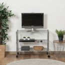 メタルTVラック3段 MTV-3CR 91784 メーカー直送 ▼返品・キャンセル不可【他商品との同時購入不可】