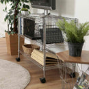 メタルTVラック3段 MTV-3CR 91784 メーカー直送 ▼返品・キャンセル不可【他商品との同時購入不可】