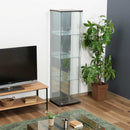 ガラスコレクションケース 4段(背面ミラー付き) 96046 メーカー直送 ▼返品・キャンセル不可【他商品との同時購入不可】