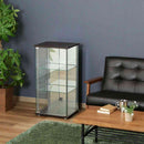 ガラスコレクションケース3段(背面ミラー付き) 96048 メーカー直送 ▼返品・キャンセル不可【他商品との同時購入不可】