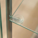 ガラスコレクションケース3段(背面ミラー付き) 96048 メーカー直送 ▼返品・キャンセル不可【他商品との同時購入不可】