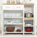 キッチンカウンター サージュ WH×NA 90幅 99522 メーカー直送 ▼返品・キャンセル不可【他商品との同時購入不可】