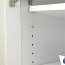 キッチンカウンター サージュ WH×NA 120幅 99523 メーカー直送 ▼返品・キャンセル不可【他商品との同時購入不可】