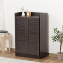 ルーバーシューズボックス(オープントップ) ブラウン 98993 メーカー直送 ▼返品・キャンセル不可【他商品との同時購入不可】