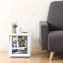 キューブボックス フラップ扉 WH 99894 メーカー直送 ▼返品・キャンセル不可【他商品との同時購入不可】