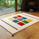 ギャッベ ラグ GABBEH D19 マルチ 140×200cm メーカー直送 ▼返品・キャンセル不可【他商品との同時購入不可】