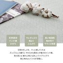 洗えるインド綿ラグ アルト ブルー すべり止め付き メーカー直送 ▼返品・キャンセル不可【他商品との同時購入不可】