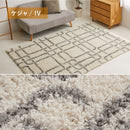 幾何学柄のウィルトン織シャギーラグ ケジャ IV 160×235cm メーカー直送 ▼返品・キャンセル不可【他商品と同時購入不可