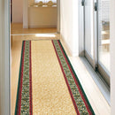 廊下敷きプリントマット ナタリア 67X700 BE  メーカー直送 ▼返品・キャンセル不可【他商品との同時購入不可】