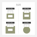 北欧柄の国産高機能ラグ ジャスト 円形 ベージュ 直径180cm メーカー直送 ▼返品・キャンセル不可【他商品との同時購入不可】