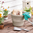 伊勢藤 ソフトバケツ 8型 ベージュ