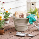 伊勢藤 ソフトバケツ 8型 ベージュ