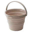 伊勢藤 ソフトバケツ 8型 ベージュ