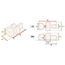 リラクッション ベージュ DM メーカー直送 ▼返品・キャンセル不可【他商品との同時購入不可】