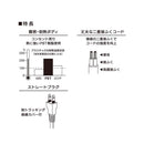 オーム電機 延長コード ストレートプラグ 3m 1個
